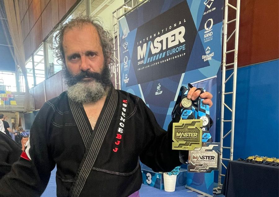 Jiu-Jitsu: Rodrigo Versos conquista duas medalhas no Campeonato Europeu