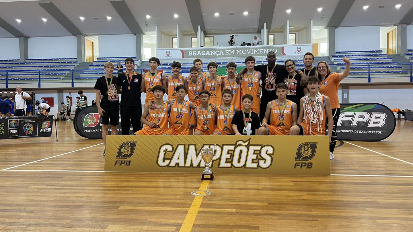 Basquetebol: Tubarões de Quarteira conquistam Campeonato Nacional de Sub-14 em Bragança
