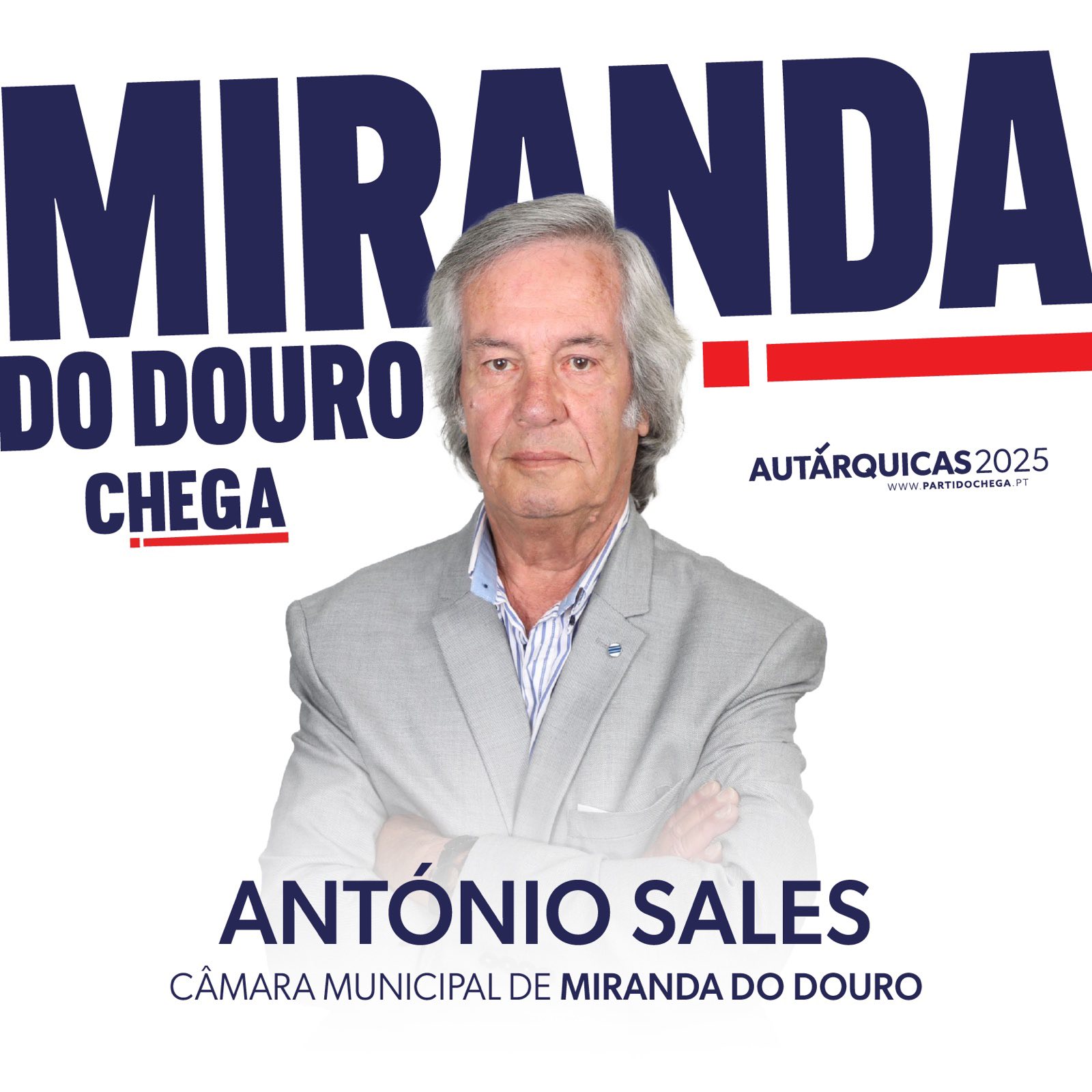 António Carlos Sales é candidato à Câmara Municipal de Miranda do Douro pelo Chega