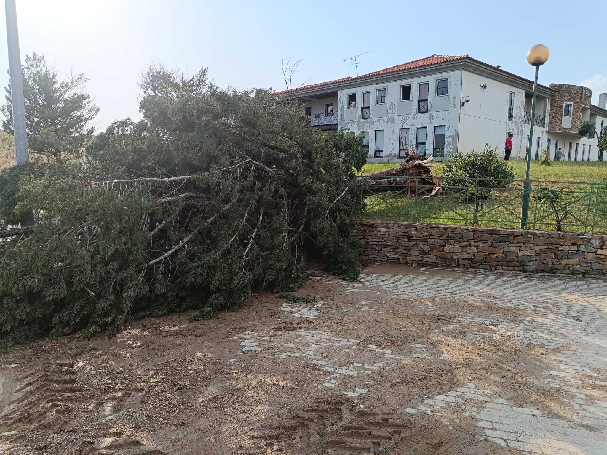 Trovoada causa estragos consideráveis na freguesia de Carvalhais (Mirandela)