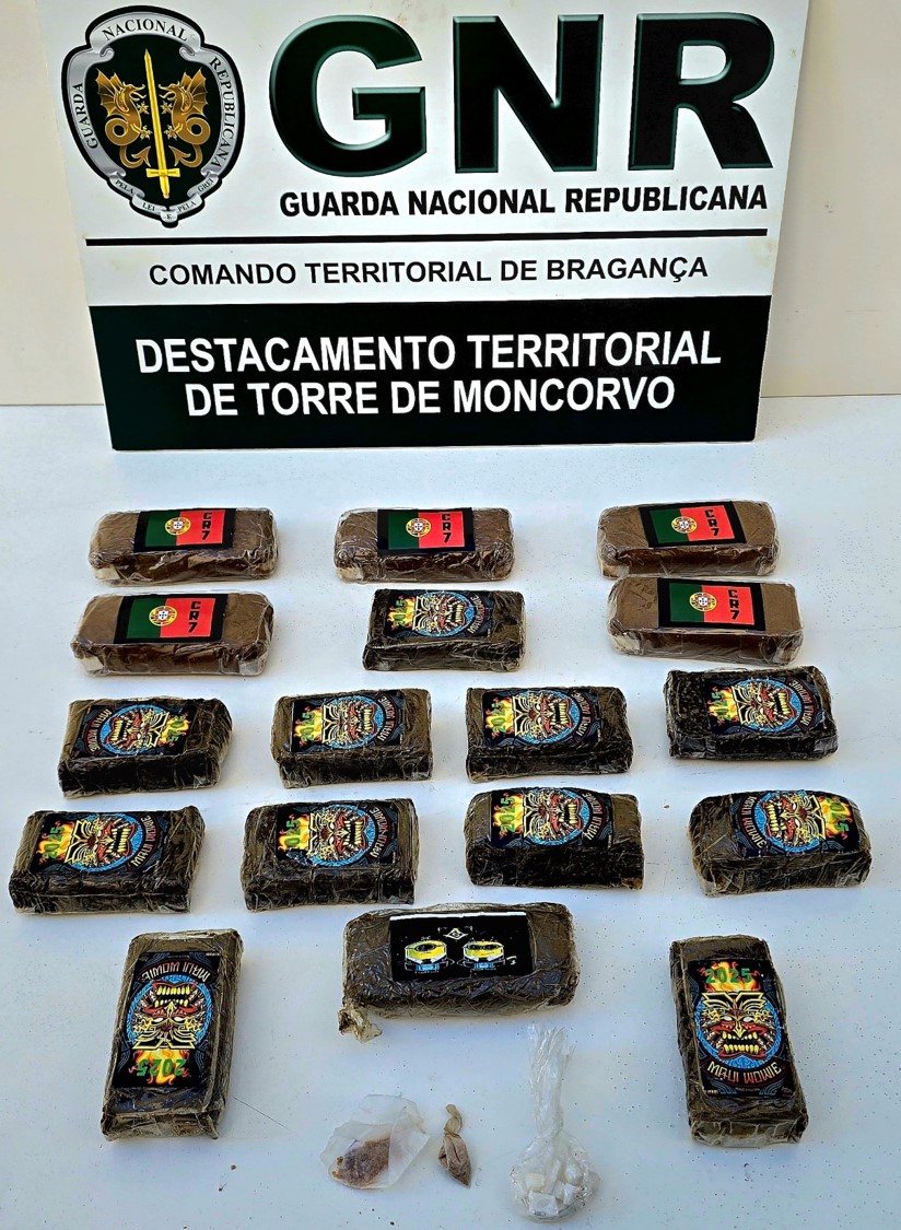 Homem e mulher detidos por suspeita de tráfico de droga em Freixo de Espada à Cinta