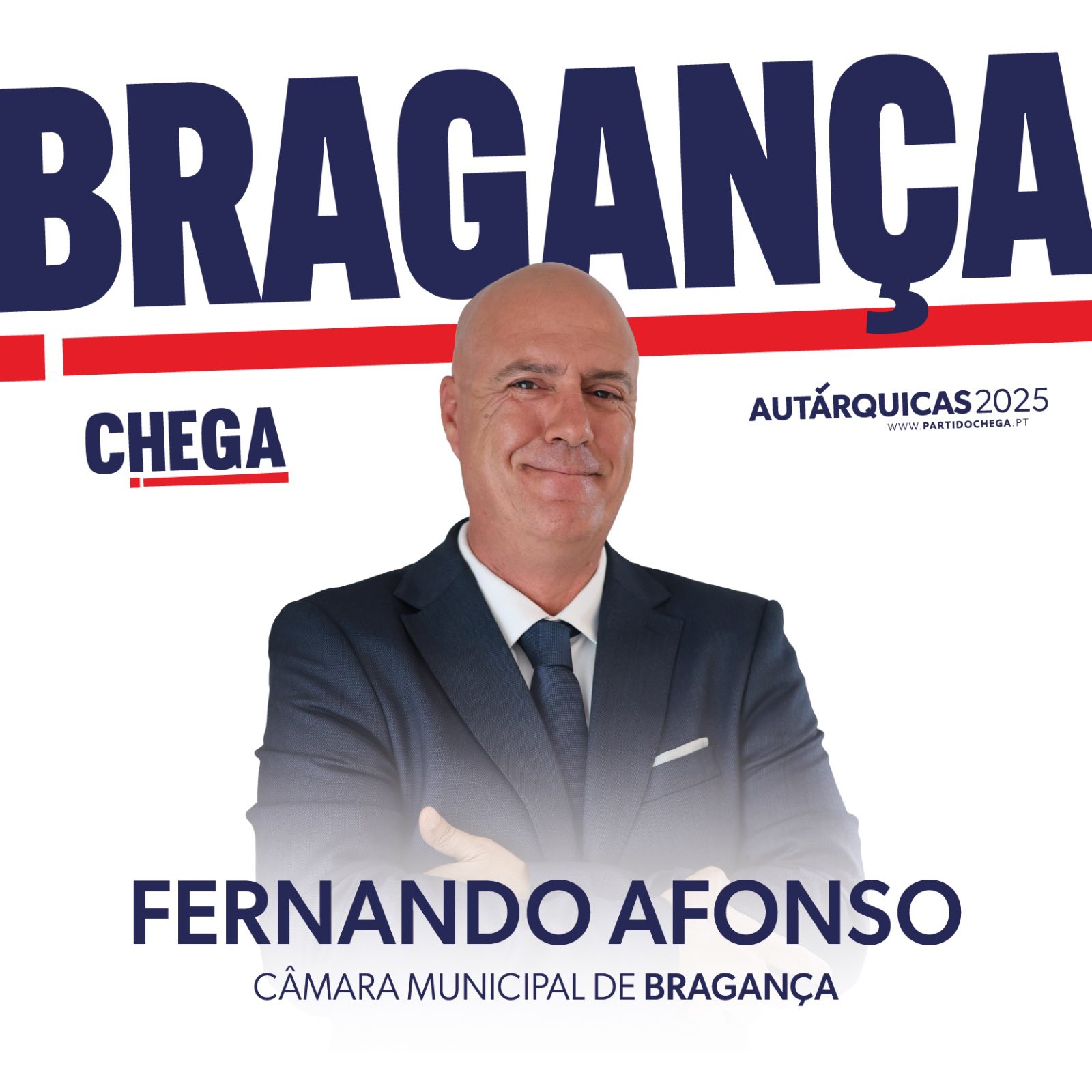 Fernando Afonso é a aposta do Chega à câmara de Bragança