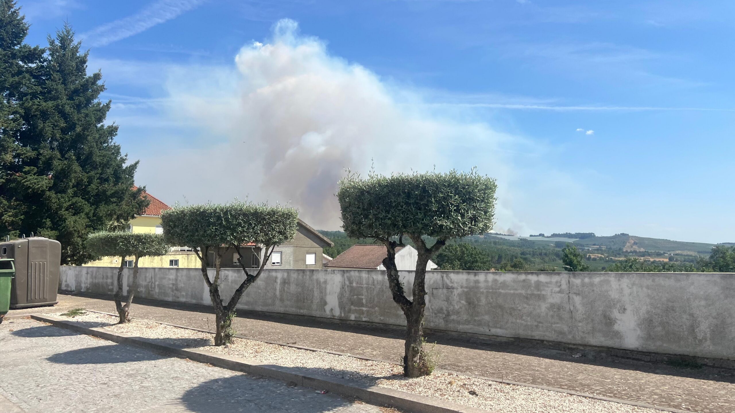 Mais de 70 bombeiros combatem incêndio em Carrazeda de Ansiães