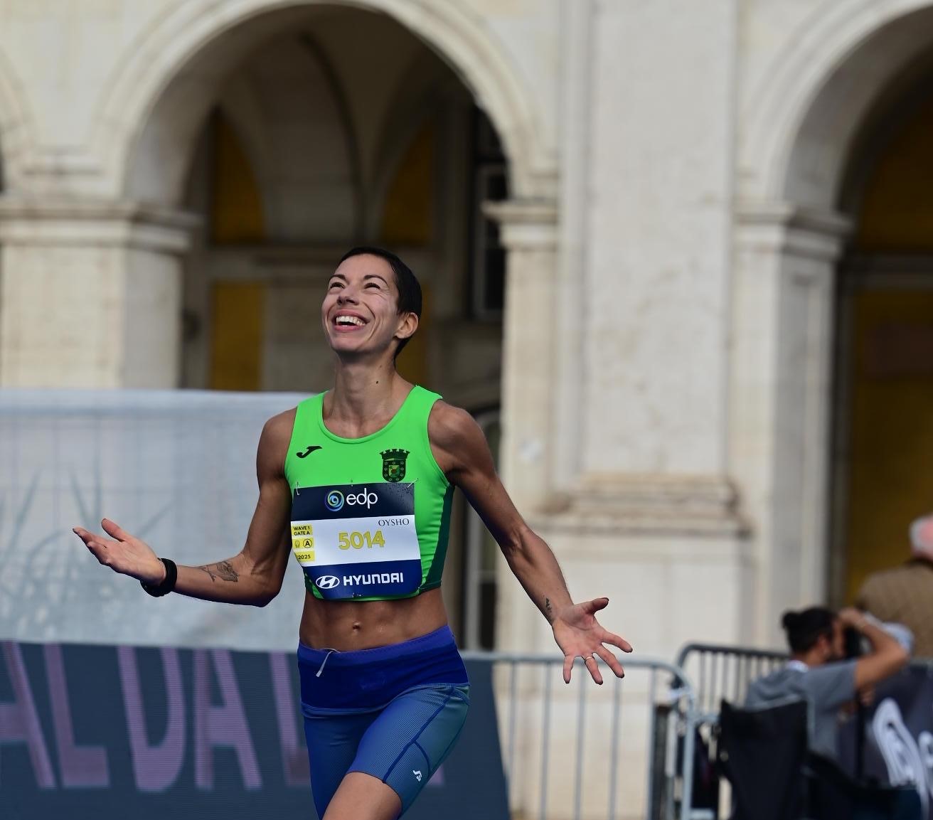 Atleta do Clube Atlético de Macedo de Cavaleiros foi a primeira portuguesa a cortar a meta da Maratona de Lisboa