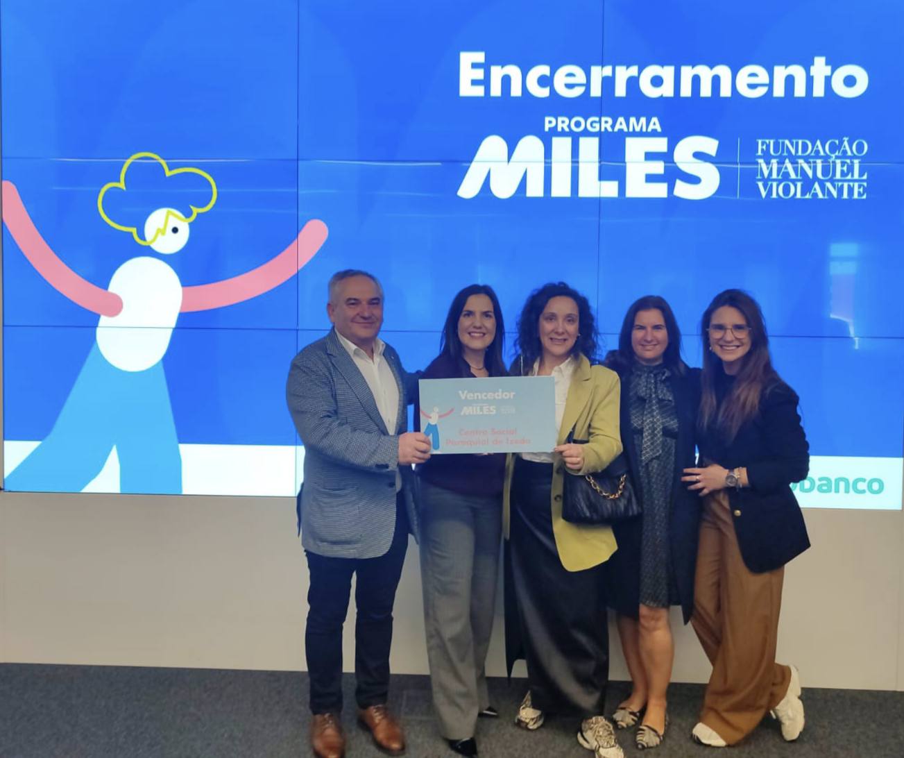 Centro Social Paroquial de Izeda distinguido como vencedor do Programa MILES 2025