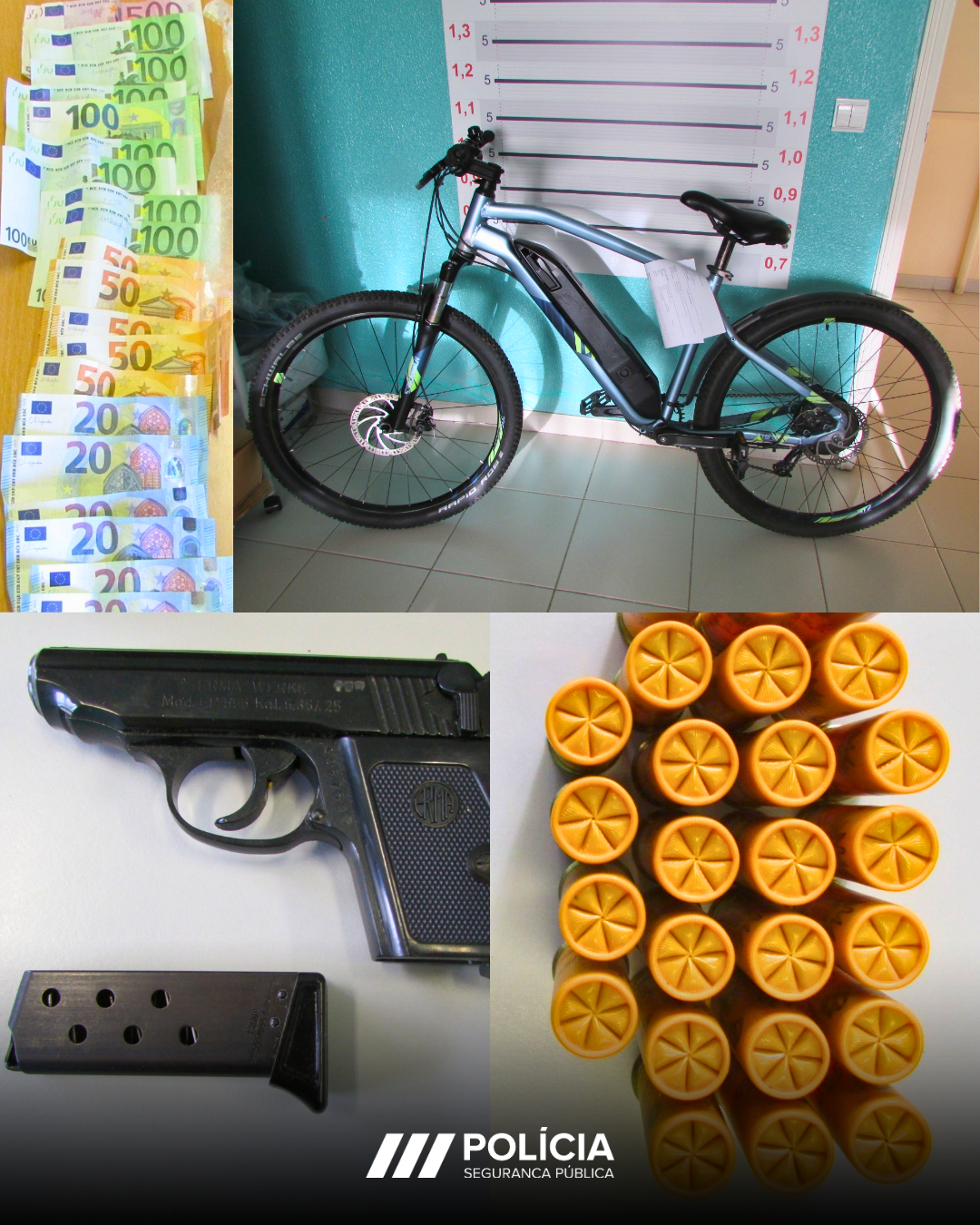 PSP recupera objetos e dinheiro furtados em Bragança