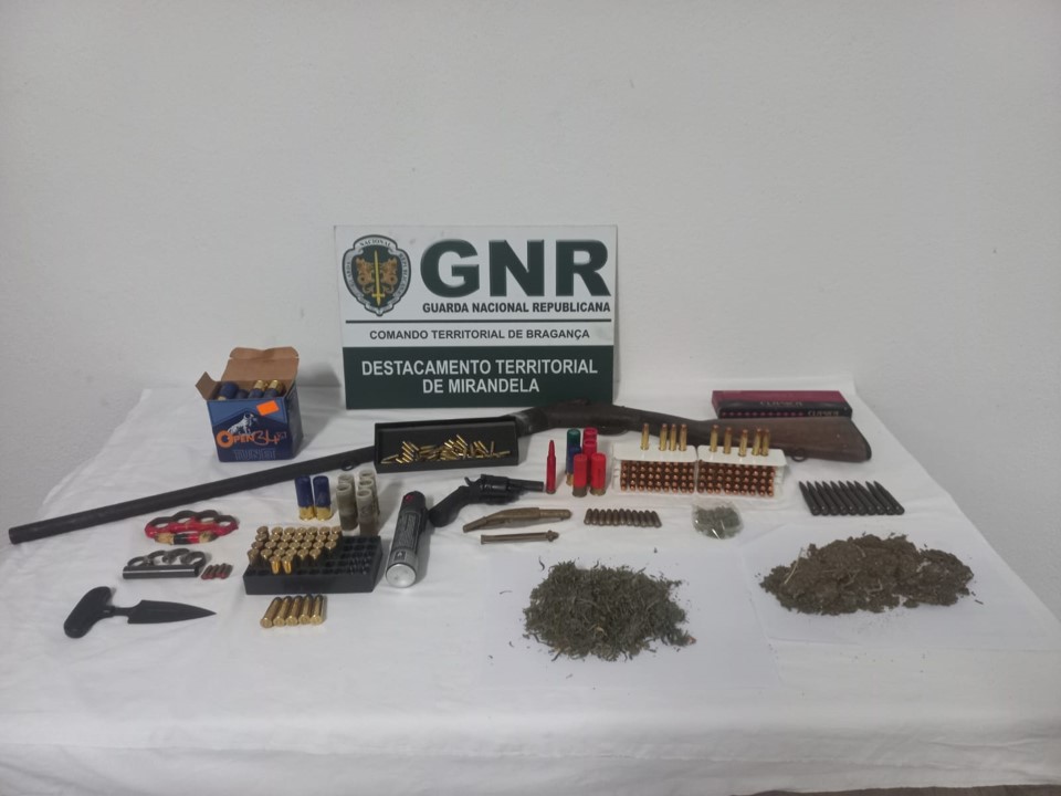 GNR deteve dois homens por tráfico de droga em Mirandela